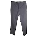 Moncler Tailored Trousers in Gray Cotton