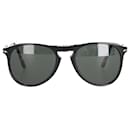 Persol-Sonnenbrille mit faltbarem Gestell aus schwarzem Acetat