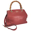 Sac cabas en bambou 336032 - Gucci