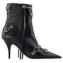 Cagole H90 Ankle Boots - Balenciaga - Leather - Black