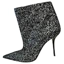 Pierre 95 ankle boots in metallic glitter - Saint Laurent