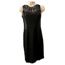 Petite robe noire avec empiècements en dentelle - Moschino Cheap And Chic
