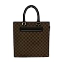 Louis Vuitton Damier Ebene Venice Sac Plat GM Canvas Tote Bag N51146 In sehr gutem Zustand