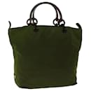 PRADA Hand Bag Nylon Green Auth bs5149 - Prada