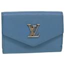 LOUIS VUITTON Portefeuille Rock Mini carteira de couro com três dobras Brue M67861 LV 41233 - Louis Vuitton