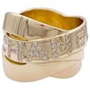 Chanel Ring, „Bolduc-Signatur“, gelbes Gold, Diamanten.