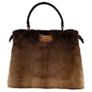 Fendi PEEKAPOO ISeeU Medium Visone Mink