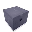 Black Fabric Jewelry Storage Trinket Box Case - Yves Saint Laurent