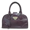 Louis Vuitton Epi Bowling Montaigne Leather Handbag M5931K in Good condition