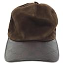 **Gucci Brown Leather Cap