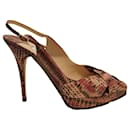 Jimmy Choo pumps in multicolored python