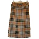 Burberry "VINTAGE" Check Tartan Kilt Skirt 1980