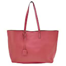 Saint Laurent Shopper-Tasche mit Pochette aus rosa Leder