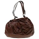 SAINT LAURENT Shoulder Bag Leather Brown 112878 Auth am4283 - Saint Laurent