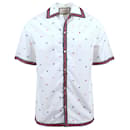 Camisa Bowling de popelina de algodón fil-coupé - Gucci