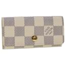 LOUIS VUITTON Damier Azur Multiculas 4 Caso clave N60020 LV Auth 41614 - Louis Vuitton