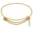 Chanel Gold Logo Belt