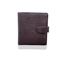 Brown Epi Leather Compact Wallet Coin Purse - Louis Vuitton