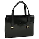 BALLY Shoulder Bag Leather Black Auth bs5200 - Bally