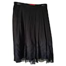 Lacroix skirt 100% silk and lace T36/38fr - Christian Lacroix