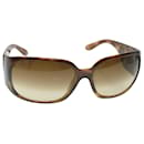 CHANEL Sunglasses Brown CC Auth 41225 - Chanel