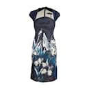 6267 Iris-Radzmir-Kleid aus Seide mit Blumendruck - Autre Marque