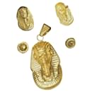 Gold adornment 18 carats : buckles + pendant - Autre Marque