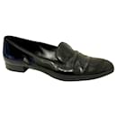 Saint Laurent patent loafers in black