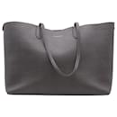 Alexander McQueen – Graue mittelgroße Shopper-Tasche aus grauem geprägtem Leder, Produktcode 479996DZS0M1250 - Alexander Mcqueen