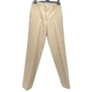 OFF-WHITE  Trousers T.fr 48 cotton - Off White