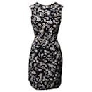 Erdem Floral Slim Fit Kleid aus mehrfarbiger Baumwolle