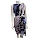 DvF Allistair silk dress with Sleeping Willow pattern - Diane Von Furstenberg