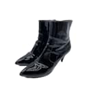 CELINE  Ankle boots T.EU 41 Patent leather - Céline