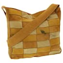 CHANEL Shoulder Bag Suede Beige CC Auth bs5309 - Chanel