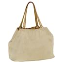 PRADA Shoulder Bag Leather Beige Auth bs5334 - Prada