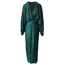 Elie Saab Laurel Sequined Gown in Green Polyester