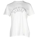 T-Shirt Conditionnement Christian Dior en Coton Blanc