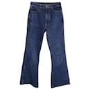 Jeans Khaite Boot Cut em jeans de algodão azul