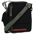 PRADA Shoulder Bag Nylon Black Auth am4341 - Prada