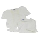 PRADA Shirt Nylon 2Set White Auth 41299 - Prada