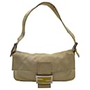 Baguette Fendi en cuir beige