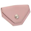 HERMES Revan Cattle Coin Purse Leather Pink Auth bs5292 - Hermès