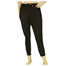 Dsquared2 Pantalones de chándal "Icon" negros Pantalones Sport Lounge Crop Pantalones talla XS