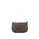 Louis Vuitton Monogram Mini Pochette Accessoires Canvas Handbag in Great Condition