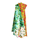 Richard Quinn SS18 Asymmetrisches, drapiertes Kleid mit Blumenmuster - Autre Marque