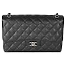 Chanel Chanel Black Caviar Jumbo Flap