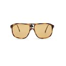 Vintage Brown Sunglasses w/Yellow Lenses Zilo N/42 54/12 135MM - Autre Marque