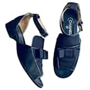 Sandalen im Loafer-Stil mit offener Zehenpartie - Chanel