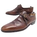 BERLUTI MOCCASIN SHOES WITH LEATHER BUCKLE 10 44 LOAFERS SHOES - Berluti