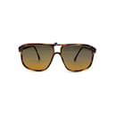 Vintage Braune Unisex Sonnenbrille Duo Farbe Zilo N/42 54/12 135 MM - Autre Marque